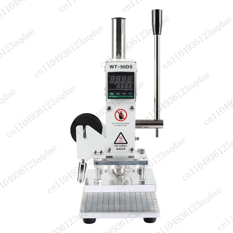 

Hot Foil Stamping Machine Leather Stamp Emboss Press Tool Logo Custom Manual Digital PVC Card Book Paper Heat Press Machine