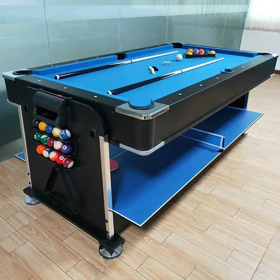 --billiard Hot-selling Billiard Pool Table Air Hockey Ping-pong Functions 4 In 1 Multi Game Table