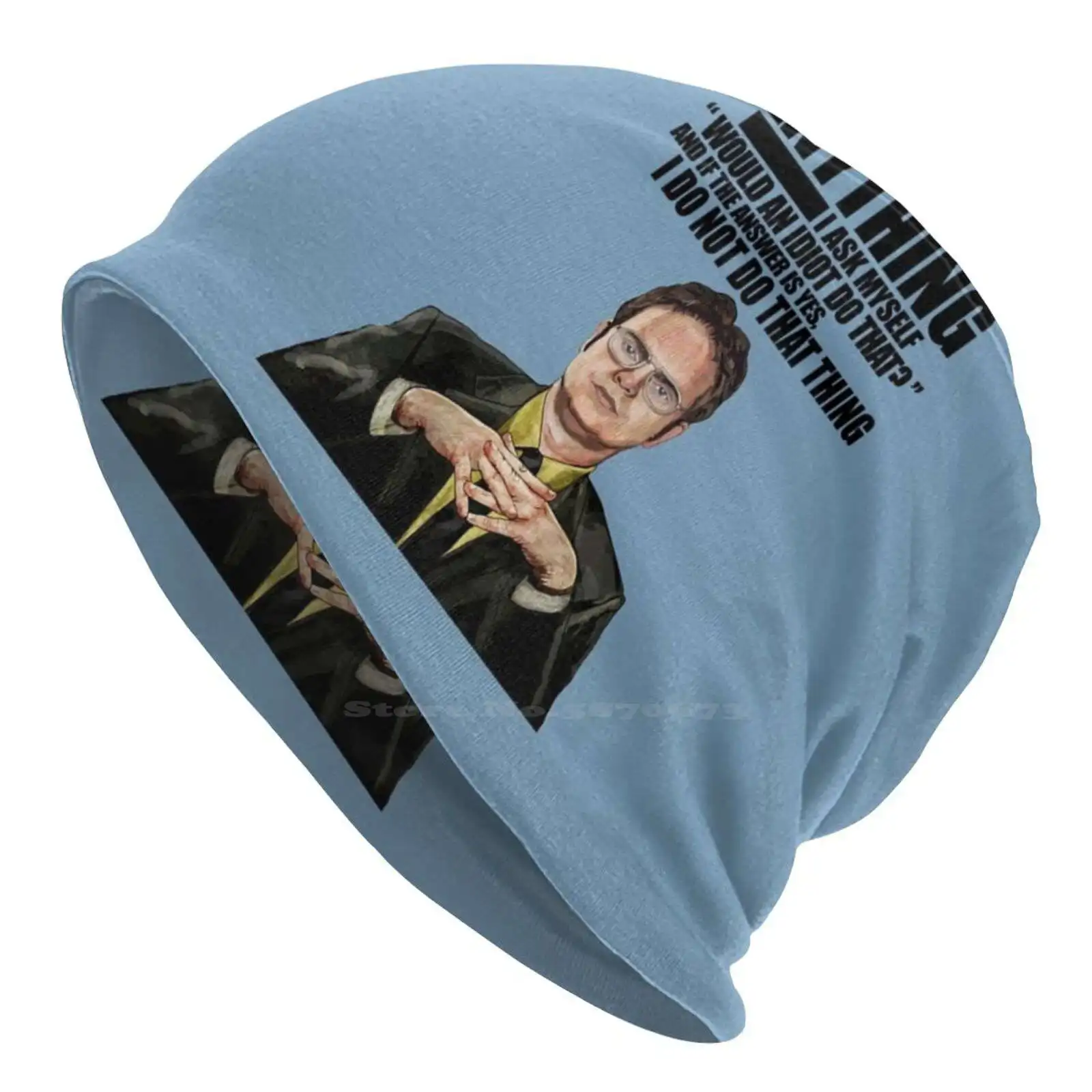 The Office-Dwight K. Schrute Knitted Hat Warm Beanie Outdoor Caps The Office Dunder Mifflin Michael Paper Company Fact Dwight