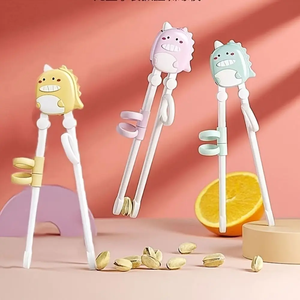 

Non-Slip Grip Learning Practice Chopsticks Educational Beginner Friendly Dinosaur Training Chopsticks Ergonomic