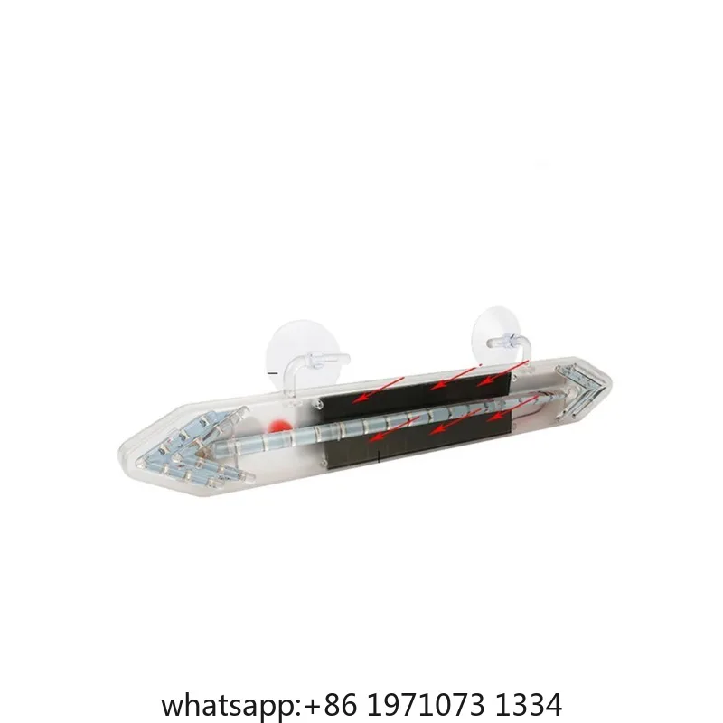 Car Solar Flashing  Universal Decorative Solar Anti-collision LED  Bar Double Arrow Warning Light