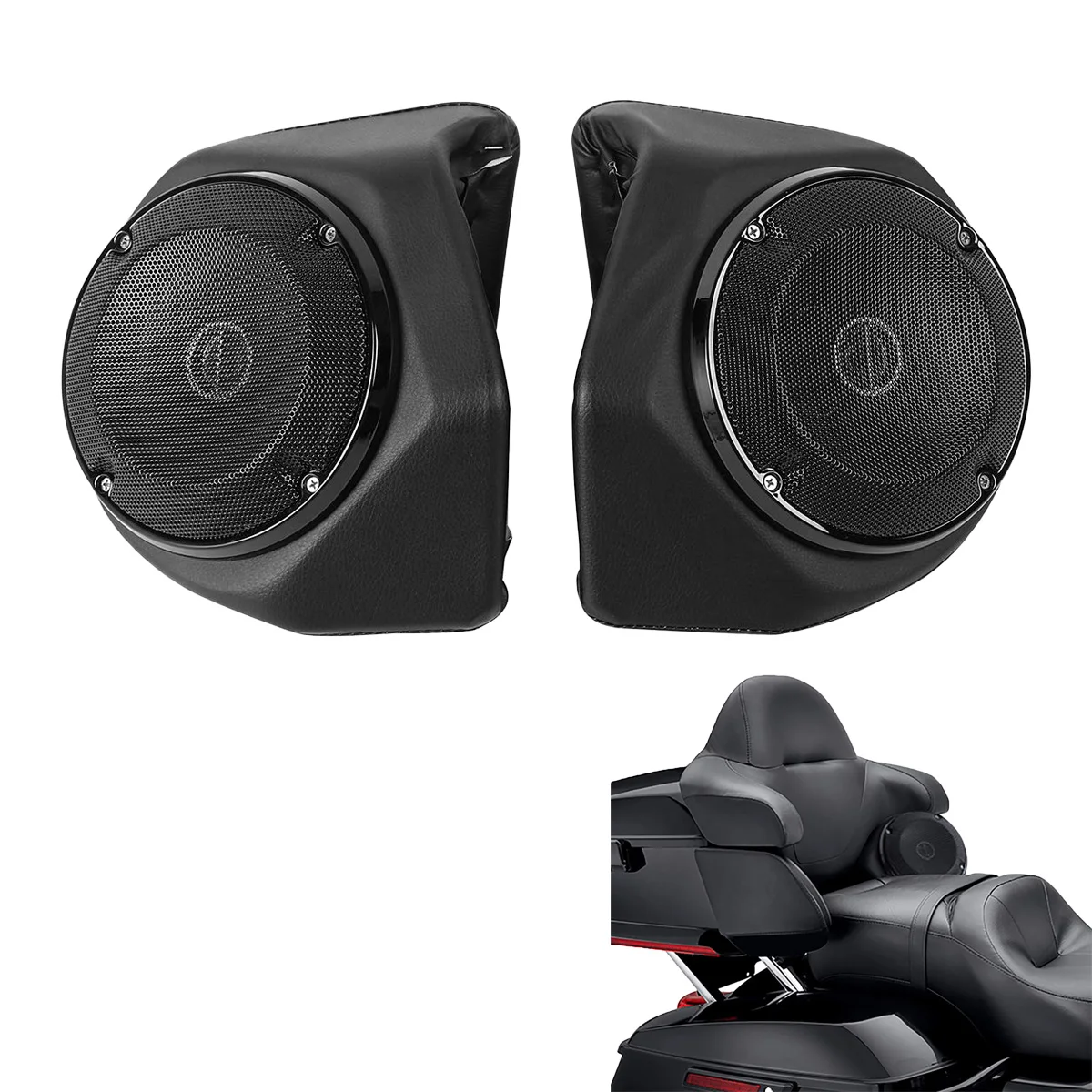 For Harley Touring Road King Street Glide Ultra Electra Glide 2014-Later Motorcycle King Tour Pack Pak 6.5' Speaker Audio System