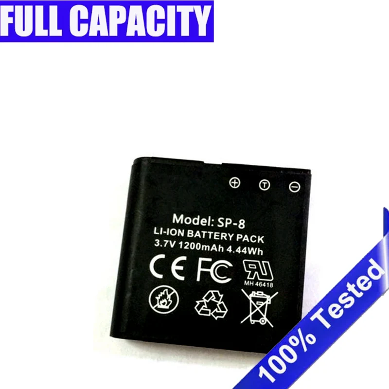 

Brand-New Battery for DODCAR HDV-88 HDV-66 DV Batteries SP-8