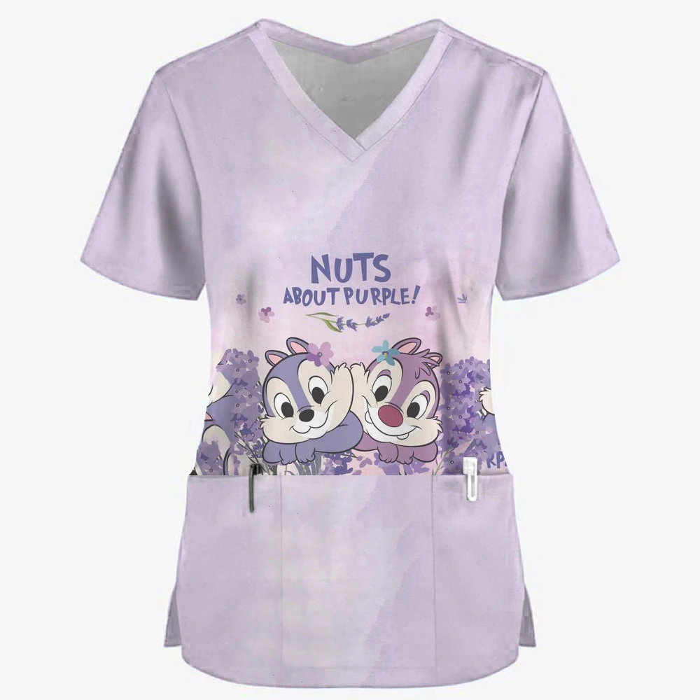 Chip & Dale Uniforme Médico, 4 Sala de cirurgia, Esfregando o Trabalho Hospitalar, Esfregando Top, Suprimentos médicos, Enfermeira Dental Cirúrgica Roupas