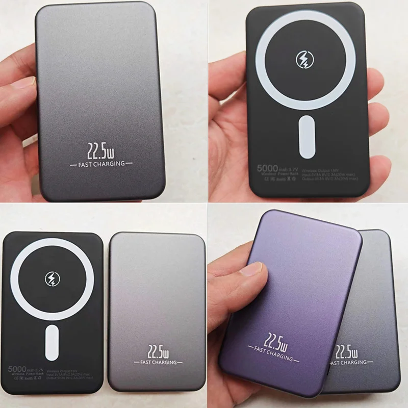 Nuova banca di potere magnetica in lega ultra sottile 10000mAh 22.5W batteria esterna Powerbank a ricarica rapida per Apple iPhone Xiaomi Samsung