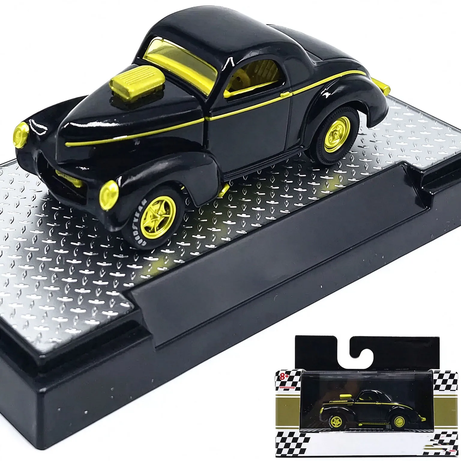 1:64 1941 Willys Coupe Classic Diecast Model Car, Collectible Display