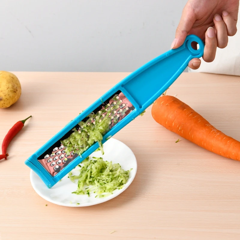 Kitchen Gadgets Pp Handle Creative Four-in-one Stainless Steel Blade Combination Fruit Vegetable Grater 4 Pcs/set