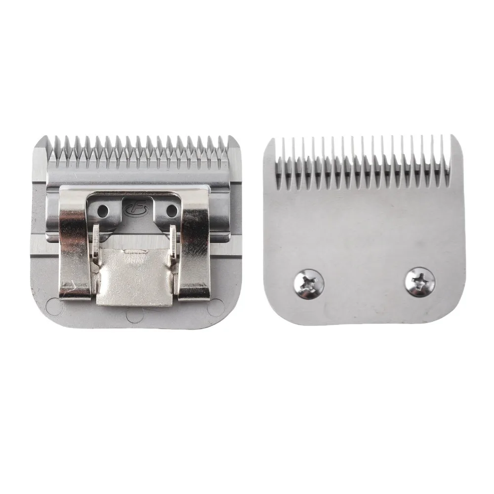 Deep Teeth Design Pet Grooming Clipper Blade Detachable Design Silver Finish Dog Clipper Replacement Blade Precision