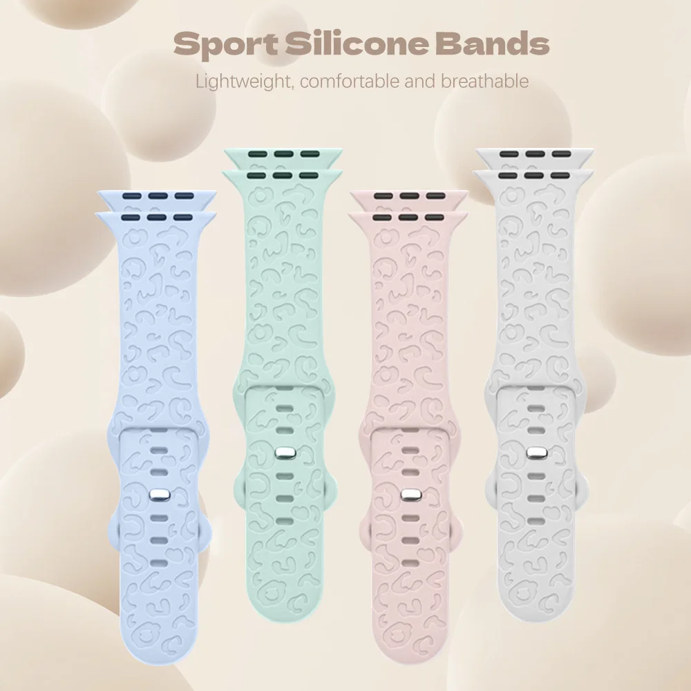 Strap+Glass+Case For Apple Watch series 11 10 8 7 9 6 4 5 Tempered film Cover iWatch 44mm 40mm 41mm 42mm 45mm 46mm silicone band