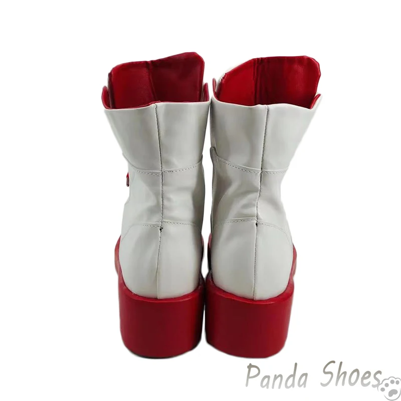 Chainsaw Man Cosplay Shoes, White Encounaker Boots, Comic Power Costume, Prop Shoes, Anime Cosplay, Halloween