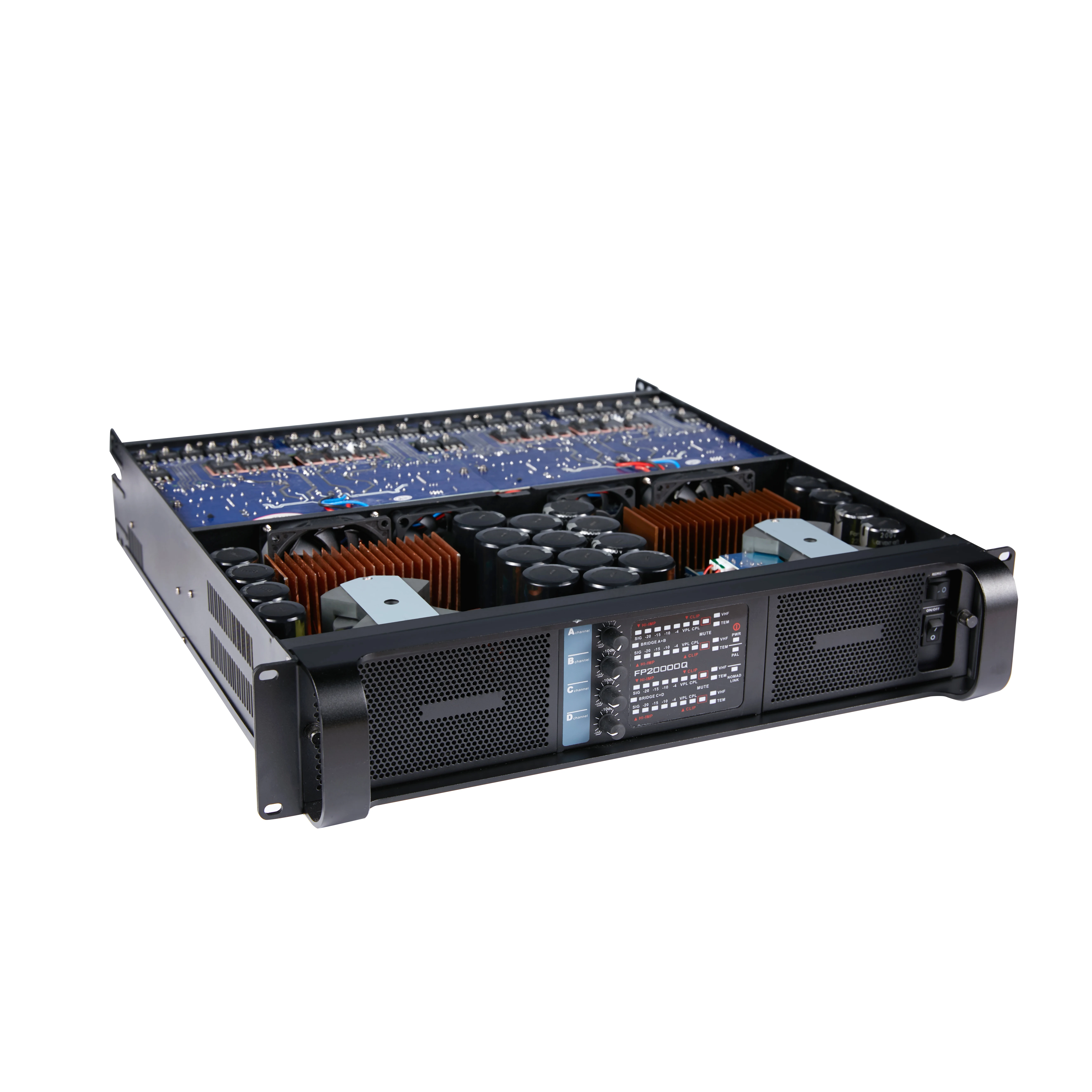 

FP20000Q high power amplifier 4400W class TD Switching Power Amplifier 4 channels for 18" speaker