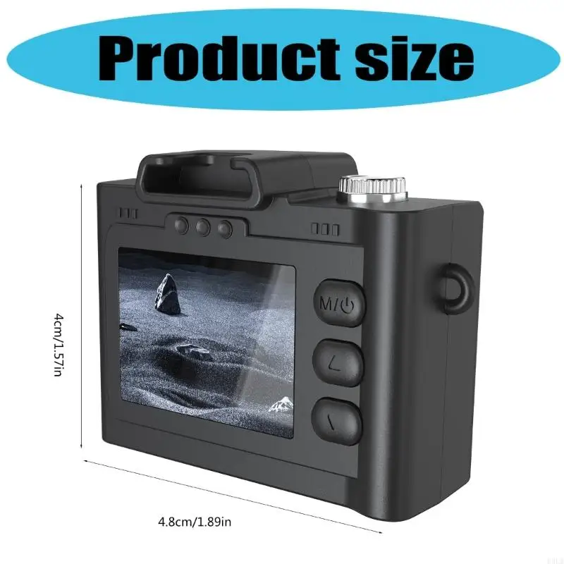 2025 مسجل فيديو جديد Retro Mini Camera 1080p مع عمليات تسجيل في لالتقاط Life Moment Support 1080p ، 720p تسجيل