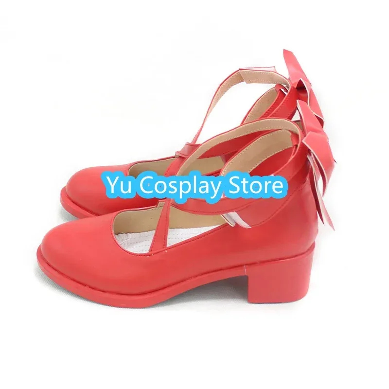 Candy 2025Yu- аниме Puella Magi Magica Kaname Madoka, обувь из искусственной кожи для косплея, карнавальные ботинки на Хэллоуин, косплей