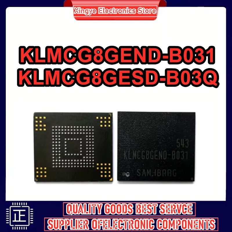 

KLMCG8GEND-B031 KLMCG8GESD-B03Q 5.0 BGA153 64GB flash memory IC New Original in Stock