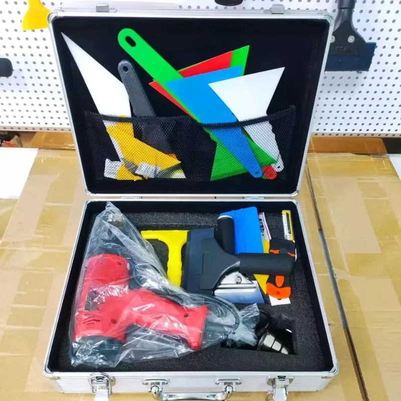 Tools Vehicle  Install Scraper Auto Window Tint Gun Air Gun Vehicle Wrap Window Tint Film Installation Tool Kit Set