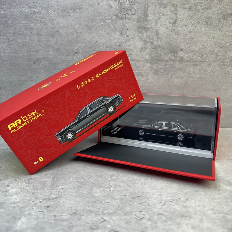 ARbox 1:64 Hongqi Golden Sunflower National Gift Alloy Car Model Collection