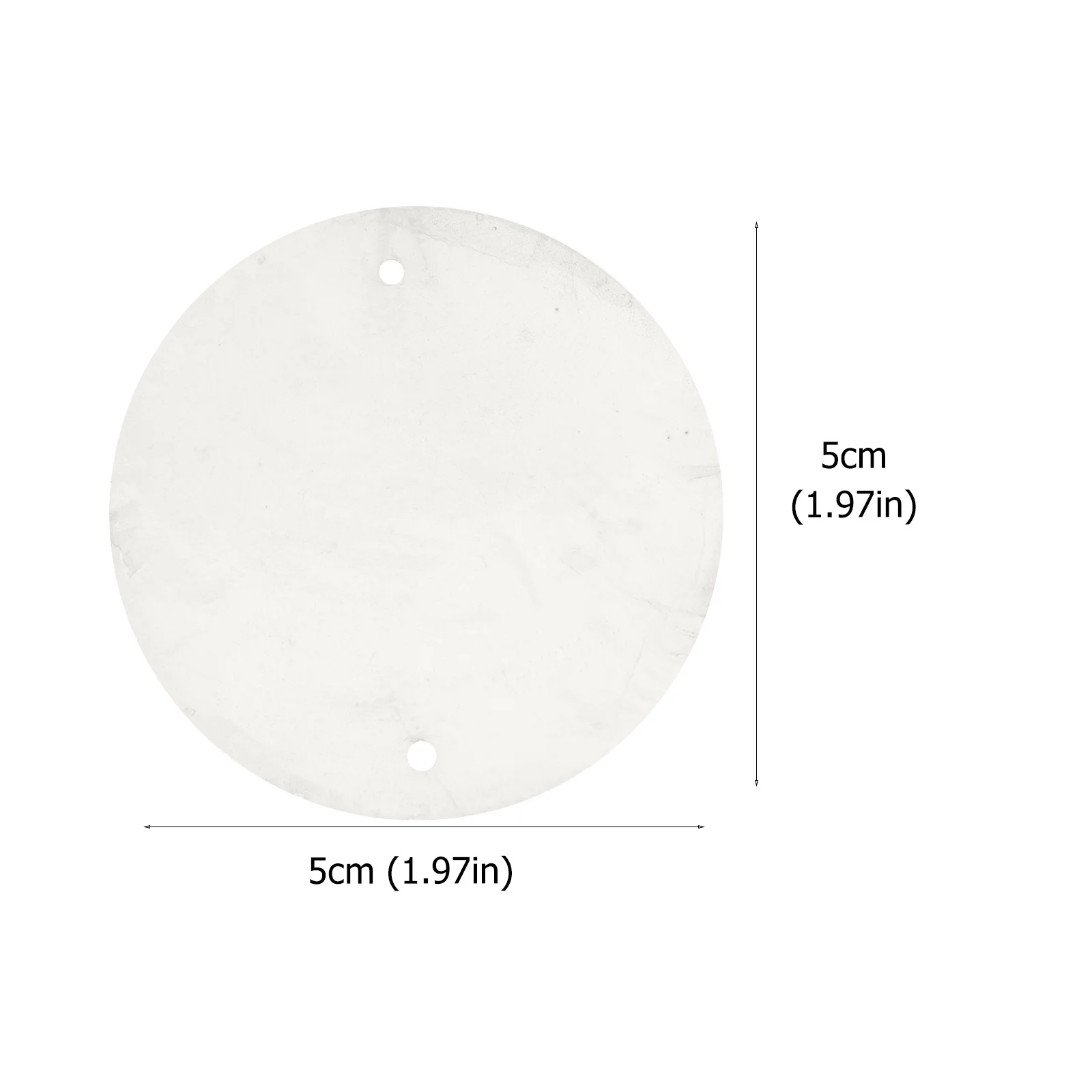 100 قطعة قطع قذائف مستديرة مصقولة شريحة قلادة DIY بها بنفسك صنع المجوهرات الرياح الرنين الحرفية اكسسوارات حلم الماسك الديكور