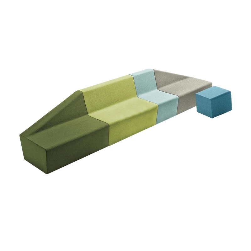 Kantoor Hotellobby Tentoonstellingshal Rustruimte Combinatie Creatieve kantoorbanken en salontafels van onregelmatige stof Meubilair TYSF