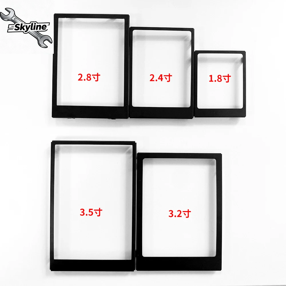 1.8  2.4  3.2  3.5  4.3 5  7 10.1  LCD display fixed iron frame