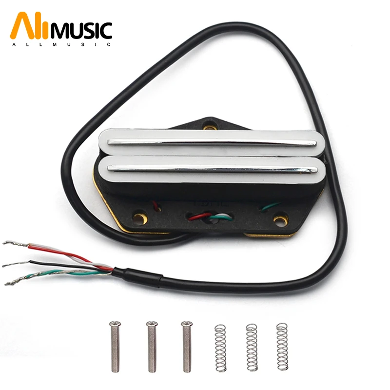 ALLMusic TELE Humbucker Bridge Pickup Dual Coil Bridge Pickup Dual Rail Pickup for Telecaster Electric Guitar