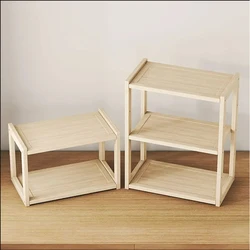 2-3 Layer 30cm Desktop Magazines Books Storage Storage Shelves Book Display Shelf StandHolder Desk Organizer Bookshelf Bookend