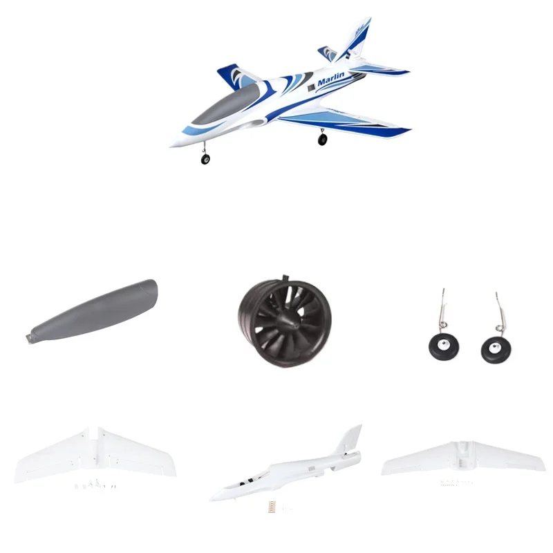 

Blue Arrow 64 мм Marlin Ducted Sports Machine с фиксированным крылом, электрическая модель с дистанционным управлением, высококачественные специализированные аксессуары