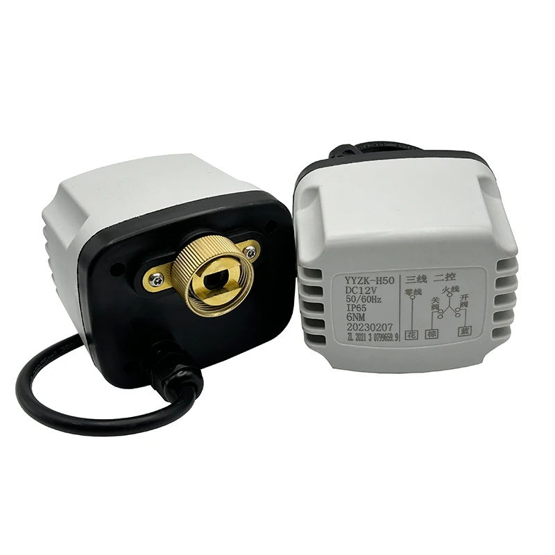 AC220V DC24V DC12V IP65 Wasserdichter elektrischer Kugelhahnantrieb 3-Draht 2 Steuerung elektrischer Kugelhähne Motor 1/2" 3/4" 1" 2" – Detail 4