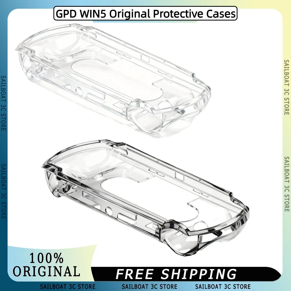 

GPD WIN5 Original Protective Cases TPU Material Transparent Cushioned Silent Handheld Carring Cases Wear-Resistant for GPD WIN5