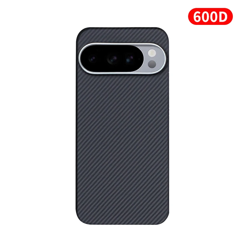 For Google Pixel 10 Pro XL/Pixel 10 Pro/Pixel 10 Case Carbon 600D Kevlar Aramid Fiber Fabric Thin Hard Cover Magnetic Black Slim image 3