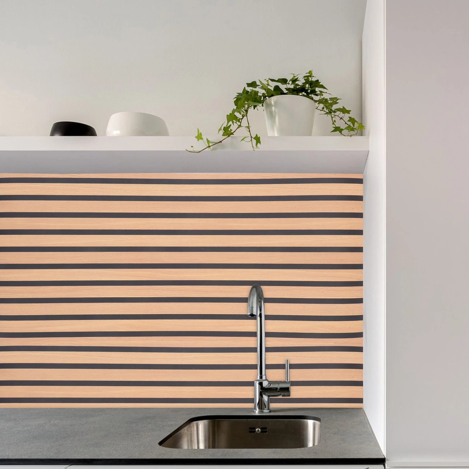 

Самоклеящиеся серые планки, 3D настенные панели, водонепроницаемые декоративные обои для кухни, ванной комнаты, акцентная стена