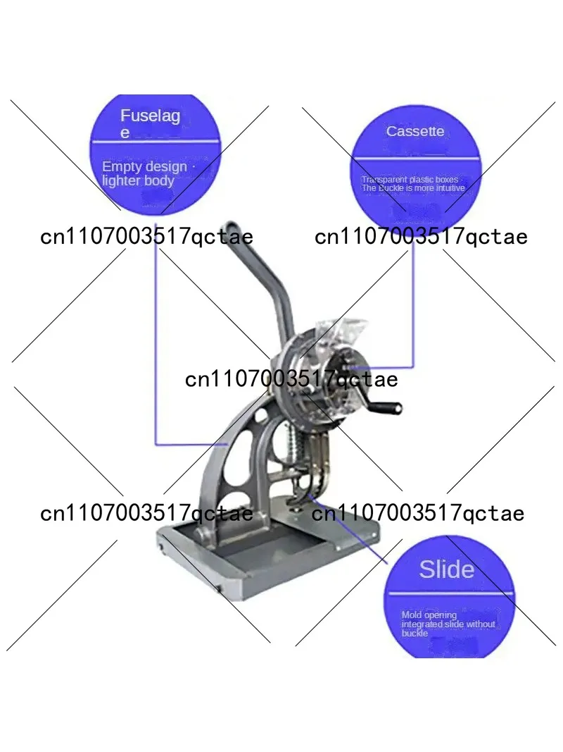 Portable Semi-Automatic Eyelet Machine with Sizes 5.5mm 6mm 8mm 10mm 12mm for Crafts