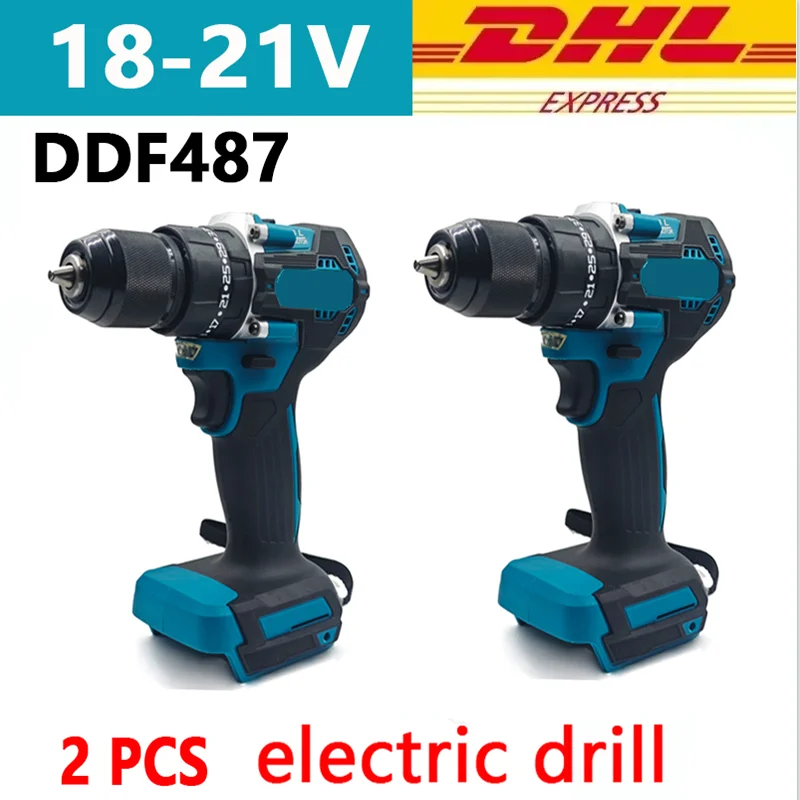 21V 6.0Ah 12.0Ah Voor Makita 18V Batterij Power Tools Li-Ion Vervanging LXT BL1850 BL1860 DDF487 voor 18V Schroevendraaier met BMS