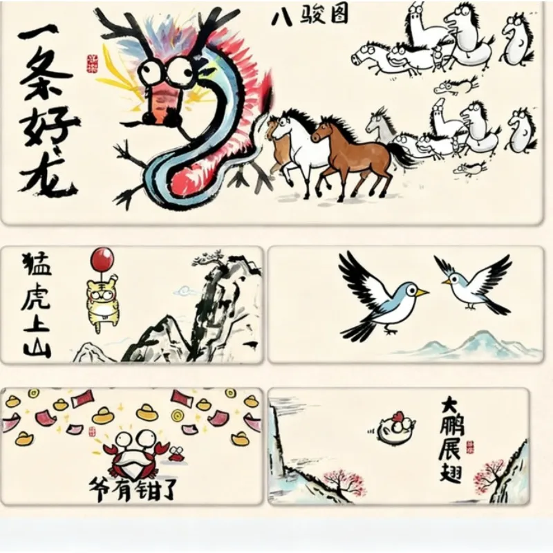 

A good dragon mouse pad Customization Over size Interesting cute creative and funny Office computer keyboard desktop pad