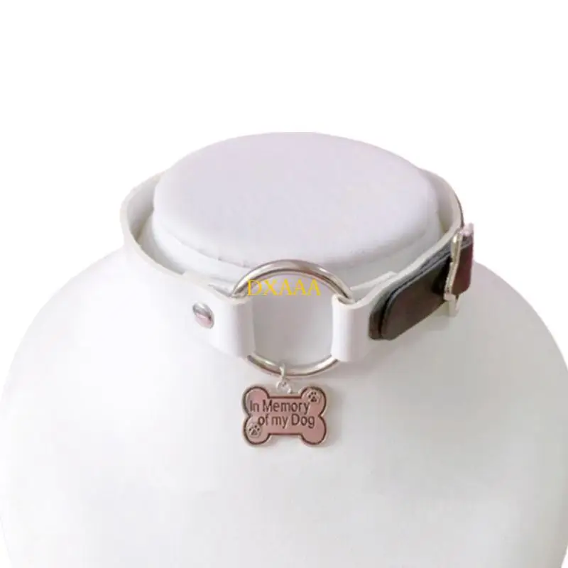 DXAA Adjustable Sexy Neck Collar Necklace PU Leathers Halloween Womens Costume Props