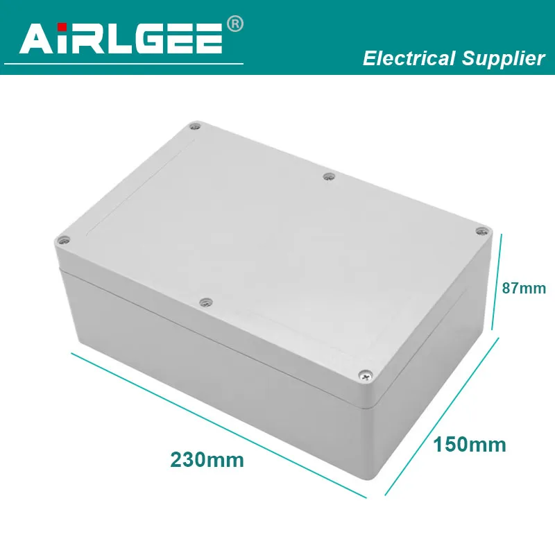 IP65 230X150X87mm Engineering Plastic Sealed Box Outdoor Waterproof Junction Box instrument control shell monitoring box F15