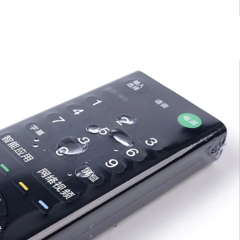 10pcs/pack Transparent Heat Shrink Film TV/ Air Condition Remote Control Cover for Xiaomi for Samsung Universal Protective Bag