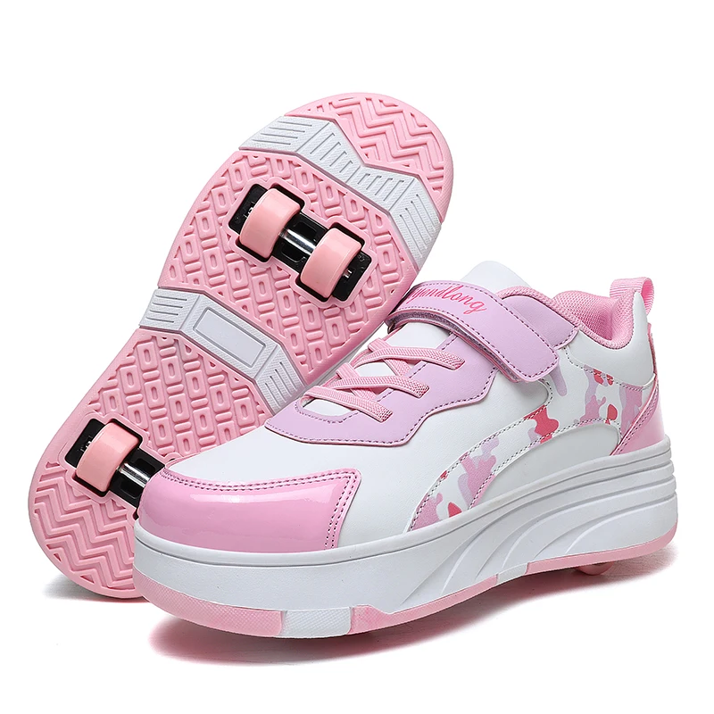 children's-skateboard-shoes-2-in-1-walking-rolling-comfortable-wear-resistant-roller-skates-fashion-pulley-shoes-sports-shoes