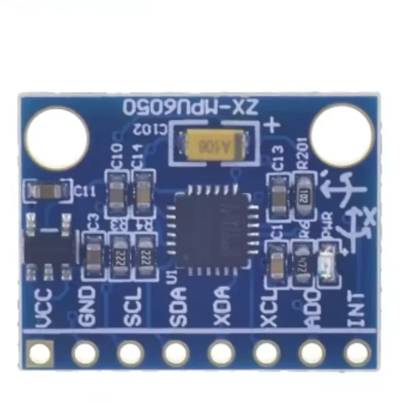 5PCS GY-521 MPU-6050 MPU6050 Module 3-Axis Acceleration Gyro 6DOF Module With Pins 3-5V DC