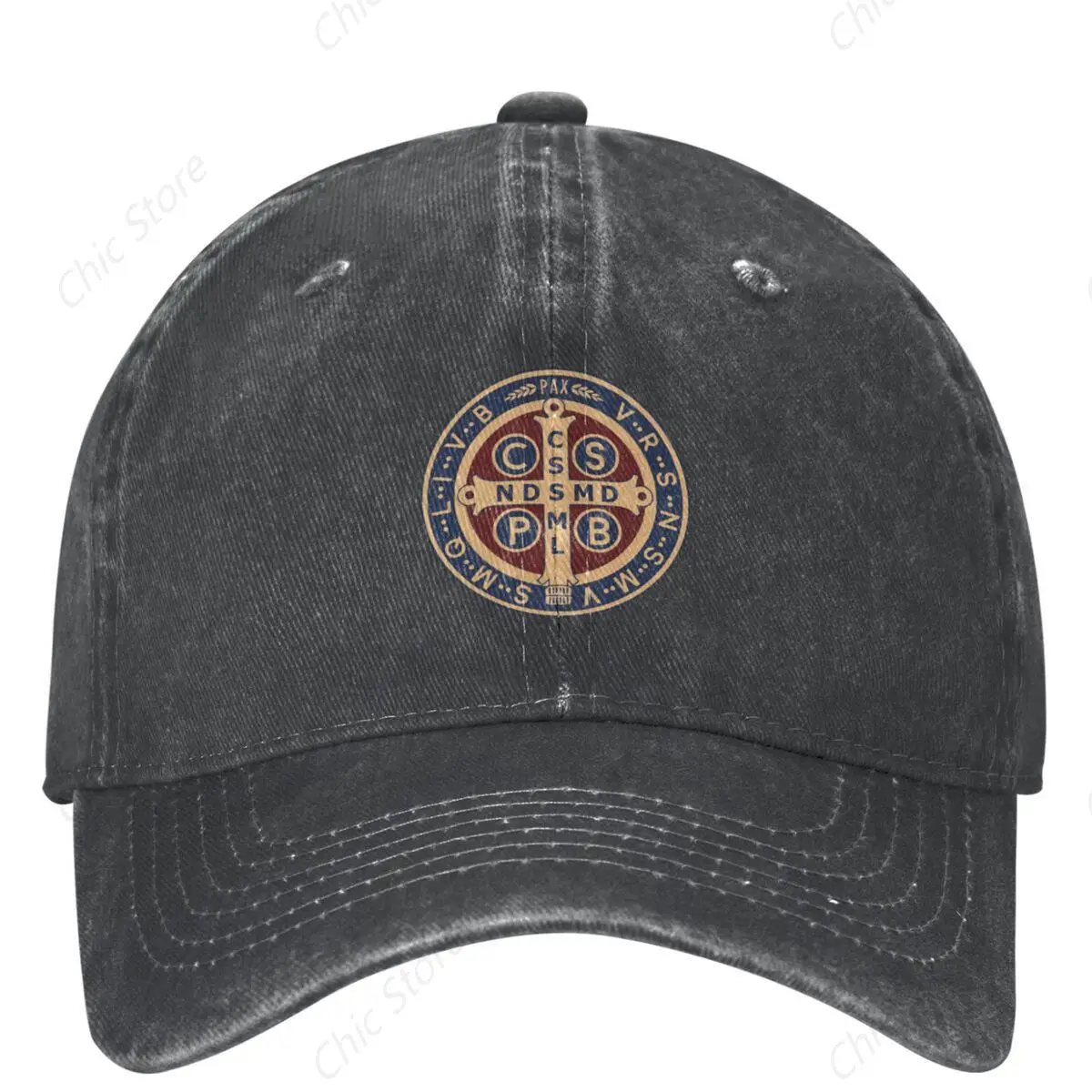 

The Saint Benedict Medal Baseball Cap Women Men Sun protection Trucker Hats Unisex Dad Hat Summer Ball Dad Caps for Daily Casual