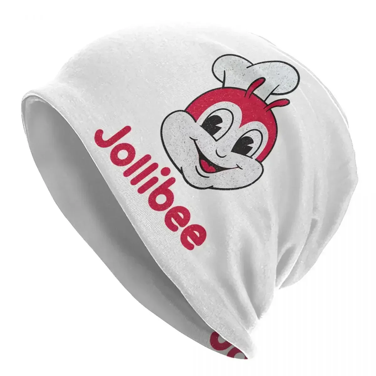 Defunct Jollibee Burger Restaurant Mascot Bee Men Women Adult Beanies Caps Knitted Bonnet Hat Warm Fashion Outdoor Skullies Hats