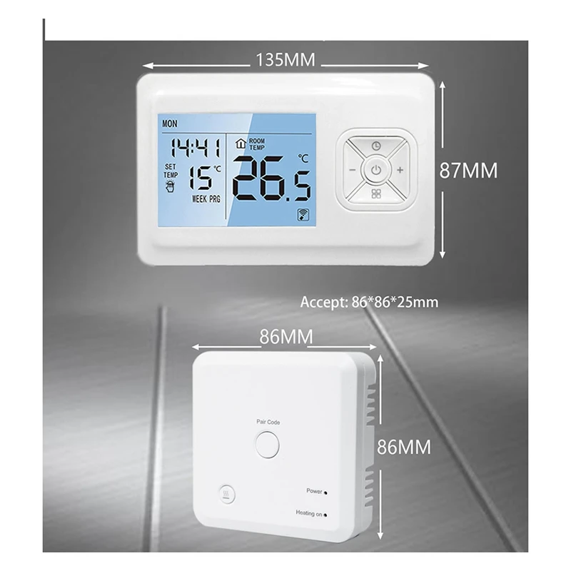 Imagem -06 - Tuya Wifi Smart Termostato sem Fio Programável Controlador de Temperatura Caldeira a Gás Aquecimento a Água