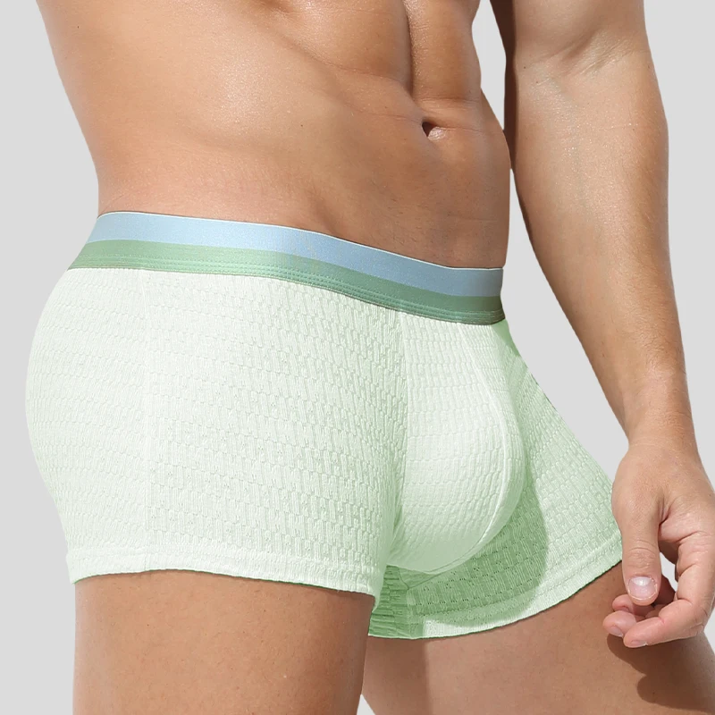 

4PCSMen's pure cotton , men's boxer pants, summer and trendy