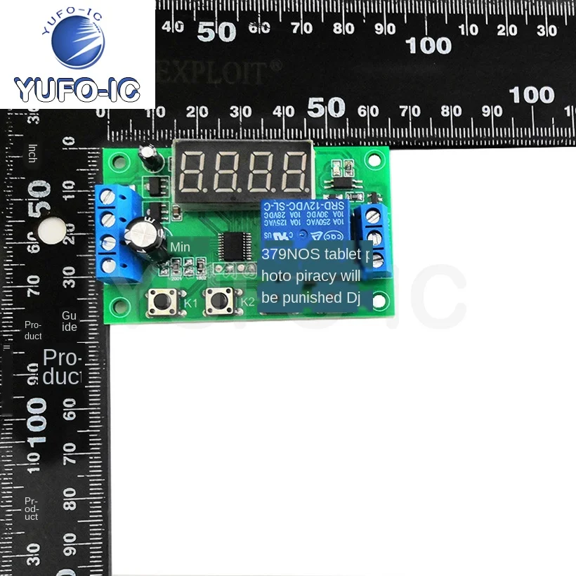 3pcs 12V Voltage Detection Relay Switch Board Charge And Discharge Detection Control Module Upper And Lower Limit Alarm