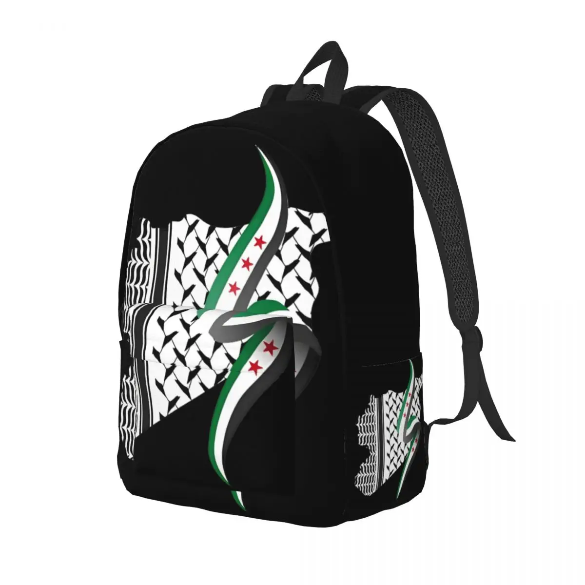 Syria Flag Backpack for Men Women Teenage Student Business Daypack Syrian Arab Republic Laptop Computer Canvas Bags Outdoor