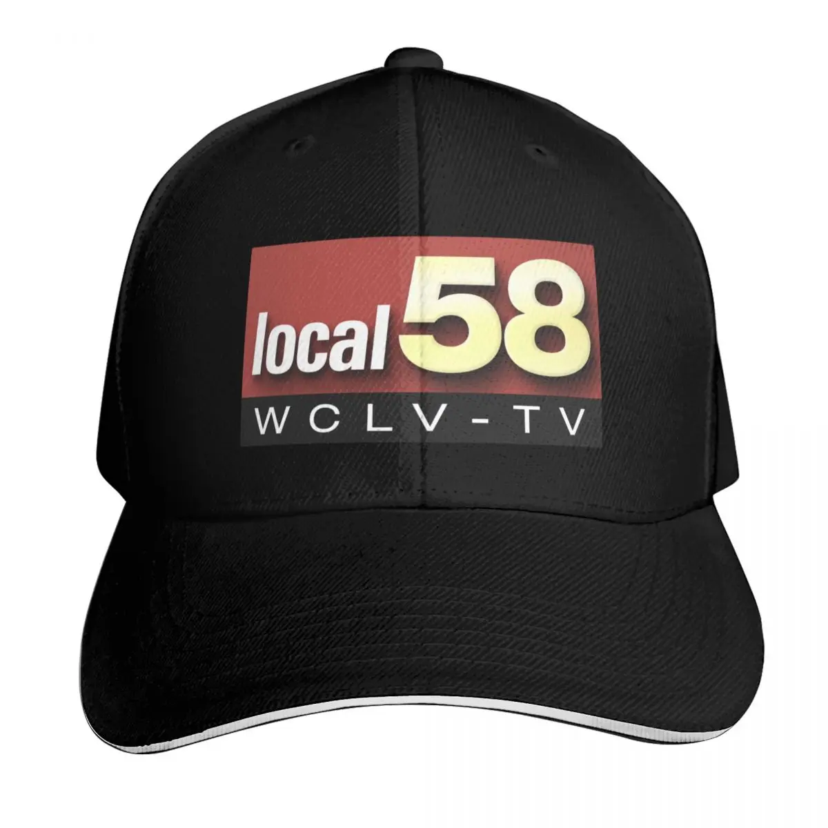 Local 58 WCLV-TV Baseball Cap Sun Protection UPF 50+ Breathable Mesh Back Adjustable Buckle Closure