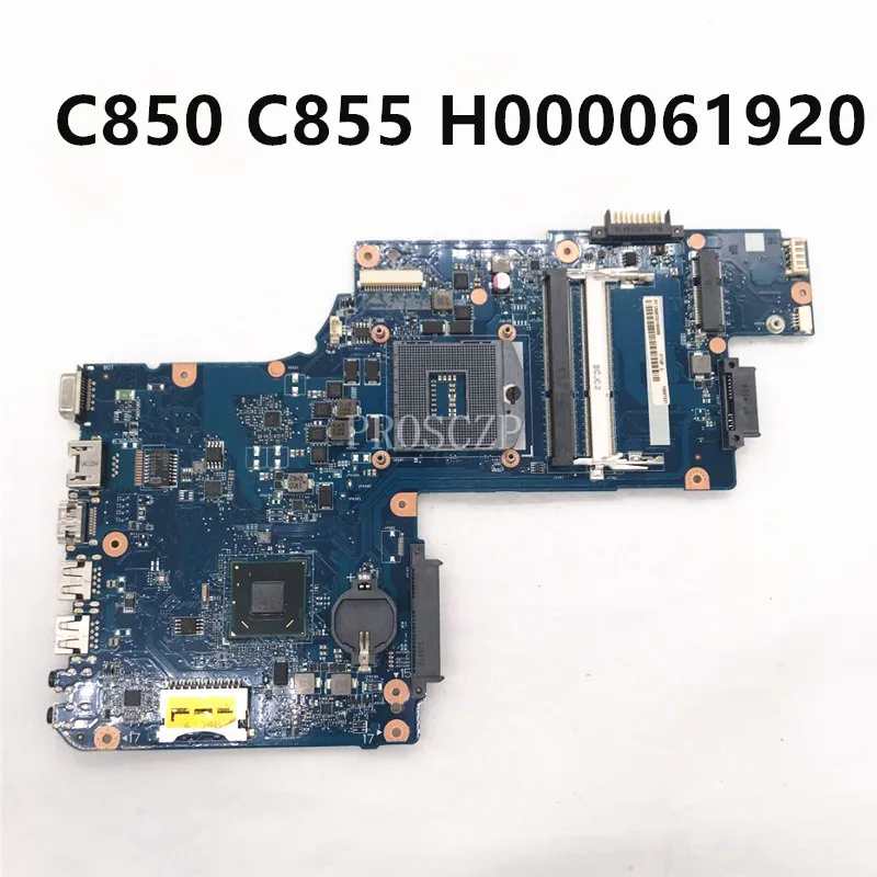 Mainboard For Toshiba C50 C50-A C55-A C50D C850 C855 L855 Laptop Motherboard H000061920 SJTNV HM70 PGA989 DDR3 Laptop Mainboard