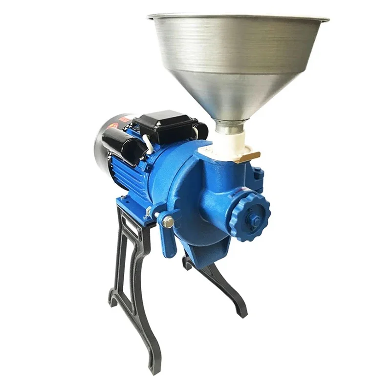 

Электрическая мельница для зерна, шлифовальный станок для кунжутной пасты, мельница двойного назначения для сухой и влажной уборки, многофункциональная мельница для зерна, кукурузы, 3,5 кВт