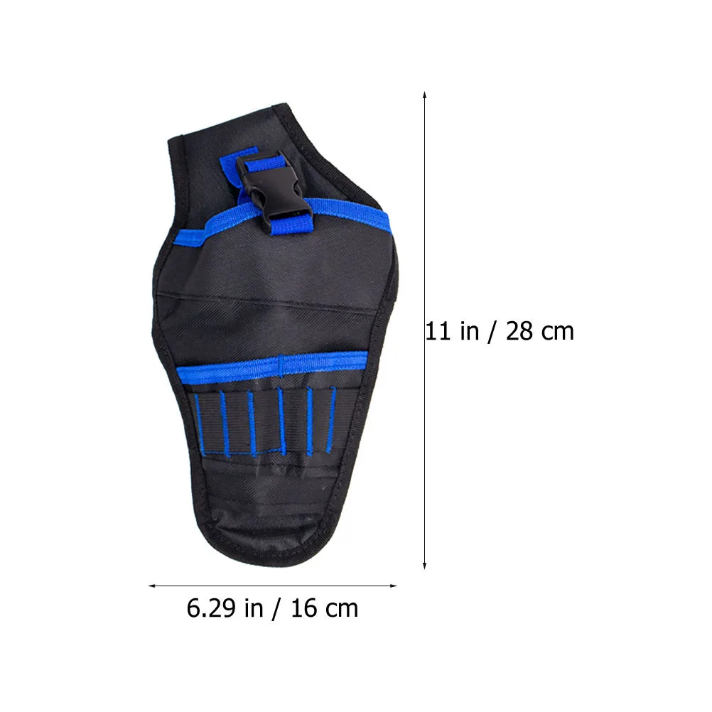 حقيبة أدوات متعددة الوظائف، حاوية تخزين كهربائي، مادة عالية الجودة، حزام محمول مريح للمقاول