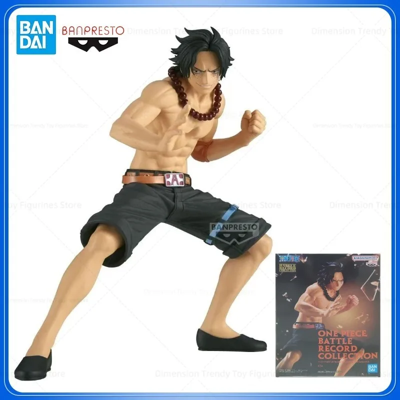 

In Stock Bandai Banpresto One Piece BRC Portgas D. Ace & Whitebeard Pirates Anime Action Figure Model Statue Gift DT