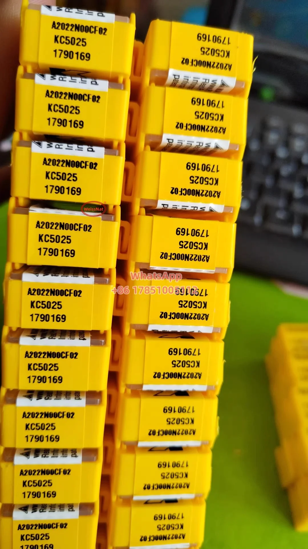 A2022N00CF00,A2022N00CF02 ,A2022N00CM02,A2022N00CR02,A2022R16CF00, KC5025 KCU25 Carbide Insert,A2022 Grooving Insert - Image 2